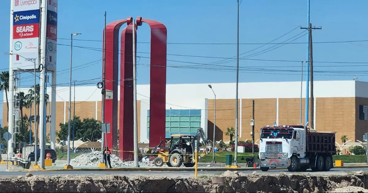 La escultura serÃ¡ reubicada a la glorieta del bulevar de acceso a la tienda Costco.