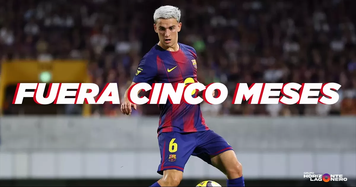 Gavi fuera cinco meses por lesión de menisco