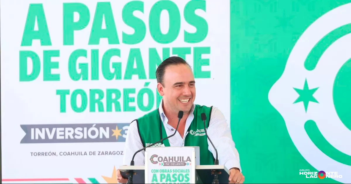 Arranca Manolo Jiménez obras sociales en Torreón
