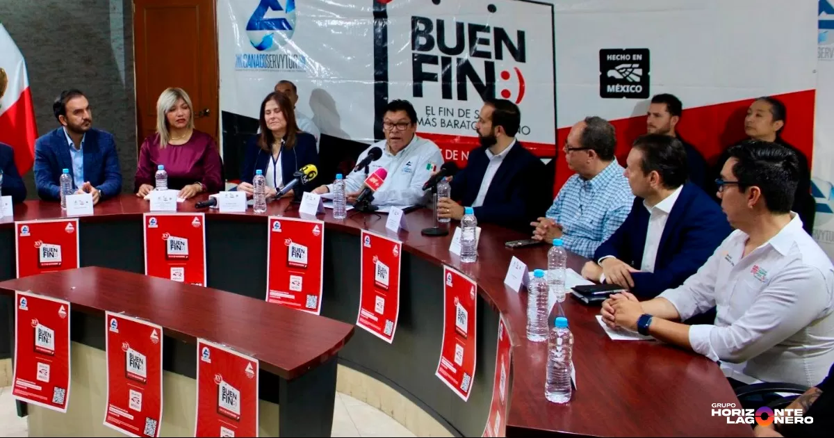 Van por derrama de 2 mil 400 millones de pesos para el Buen Fin en Torreón