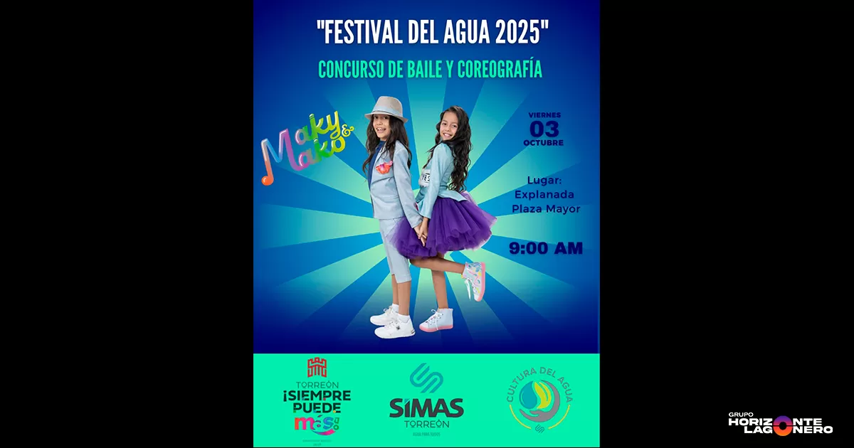 Festival del Agua 2025: música, baile y diversión con Maky y Mako”