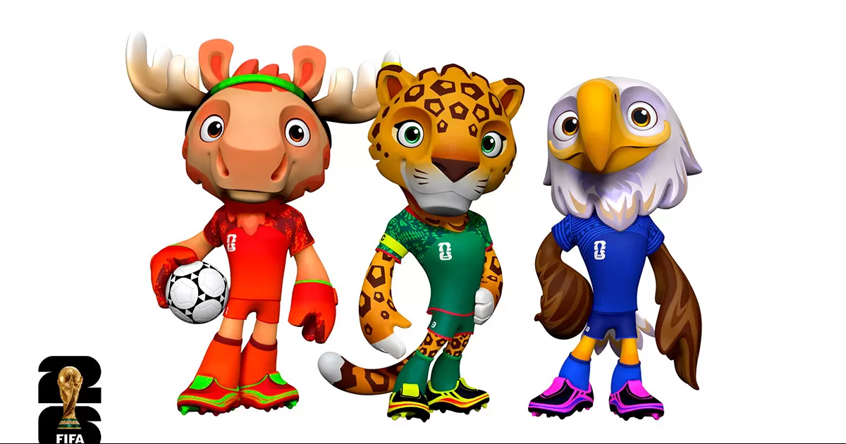 La FIFA reveló los rostros de las mascotas oficiales del Mundial 2026