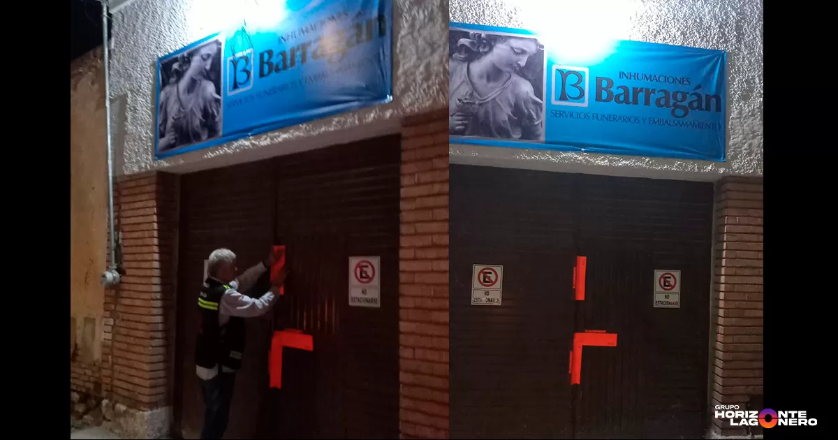 Clausuran funeraria en Torreón por carecer de licencia y medidas de seguridad