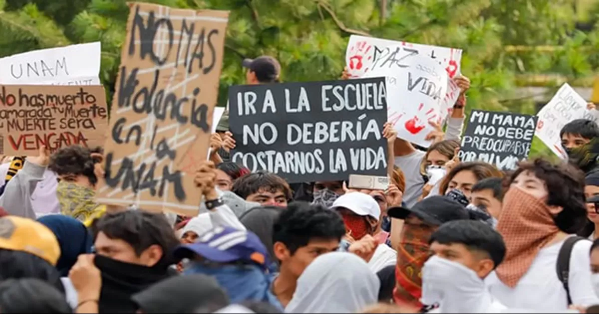 Tras el presunto homicidio de un estudiante del CCH Sur, se han generado alertas en la UNAM por la posible actividad de grupos radicales