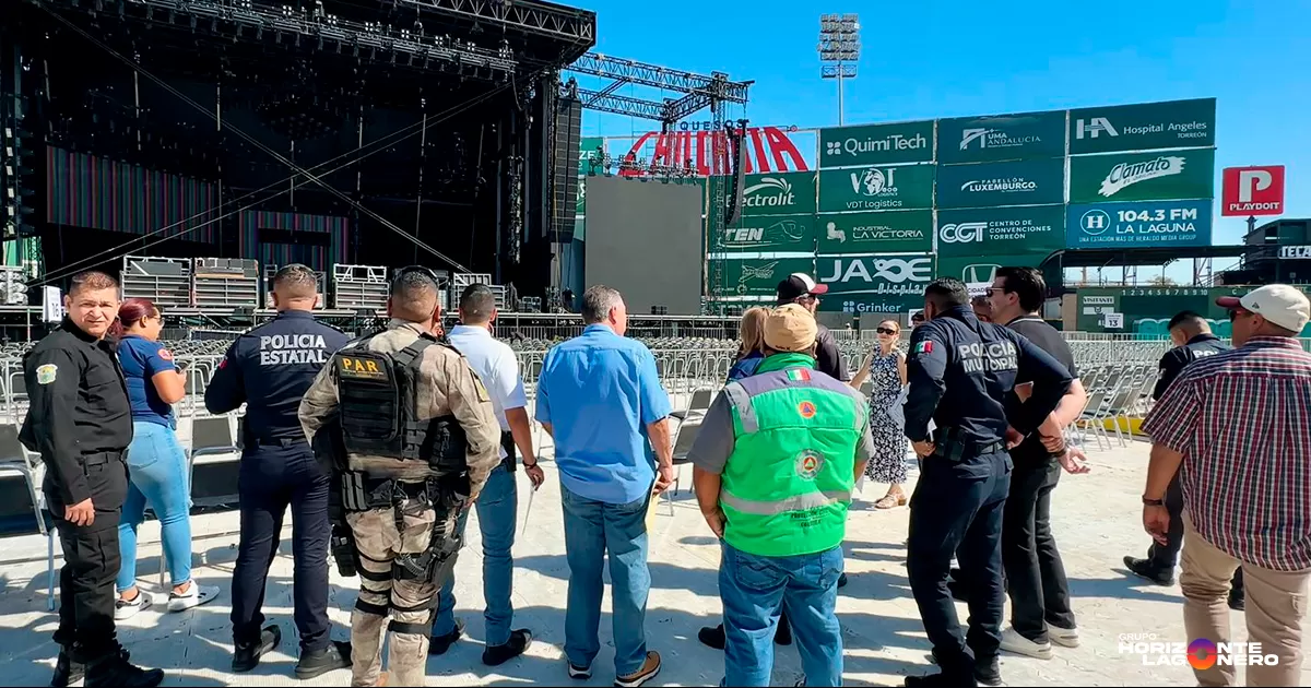 Supervisan operativo de seguridad previo al concierto de Chayanne en Torreón; 500 elementos serán desplegados