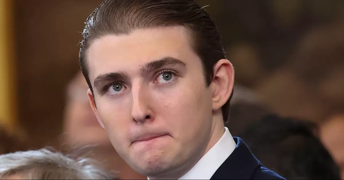 A sus 19 años, Barron Trump supera la fortuna de Melania e Ivanka