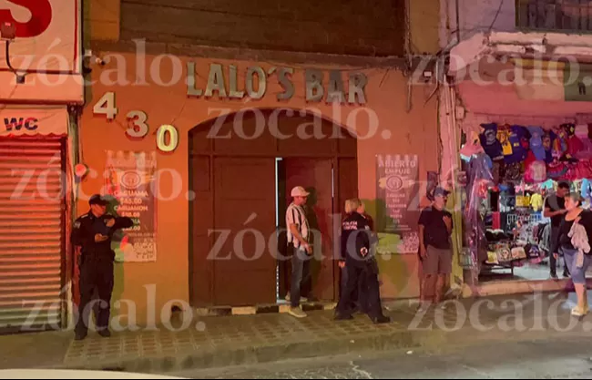 Fallece hombre dentro de bar de la Zona Centro