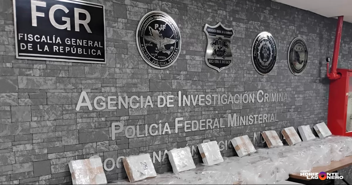 FGR obtiene vinculación a proceso contra una persona por delito contra la salud en Coahuila; aseguran más de 124 kilos de metanfetamina