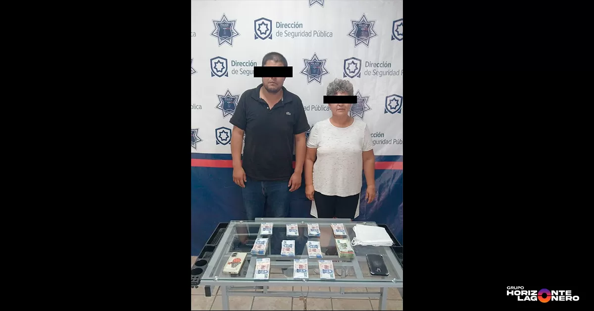 Yerno y nuera protagonizan autorrobo; buscaban llevarse botín de más de 80 mil pesos en Torreón