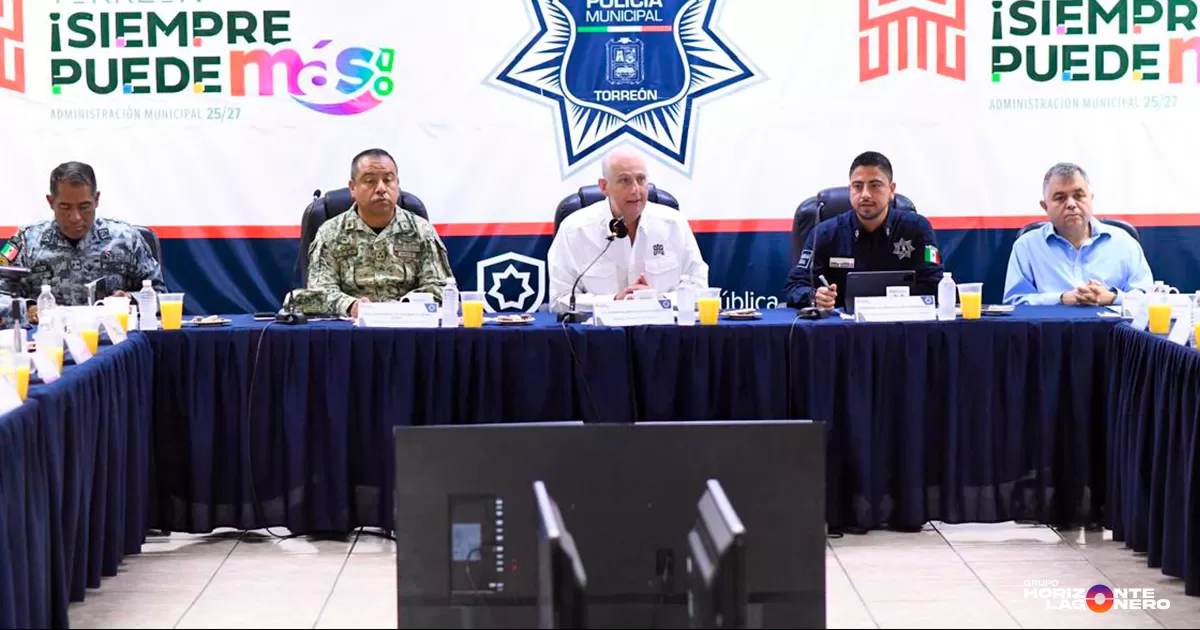 Torreón se mantendrá blindado, afirma alcalde