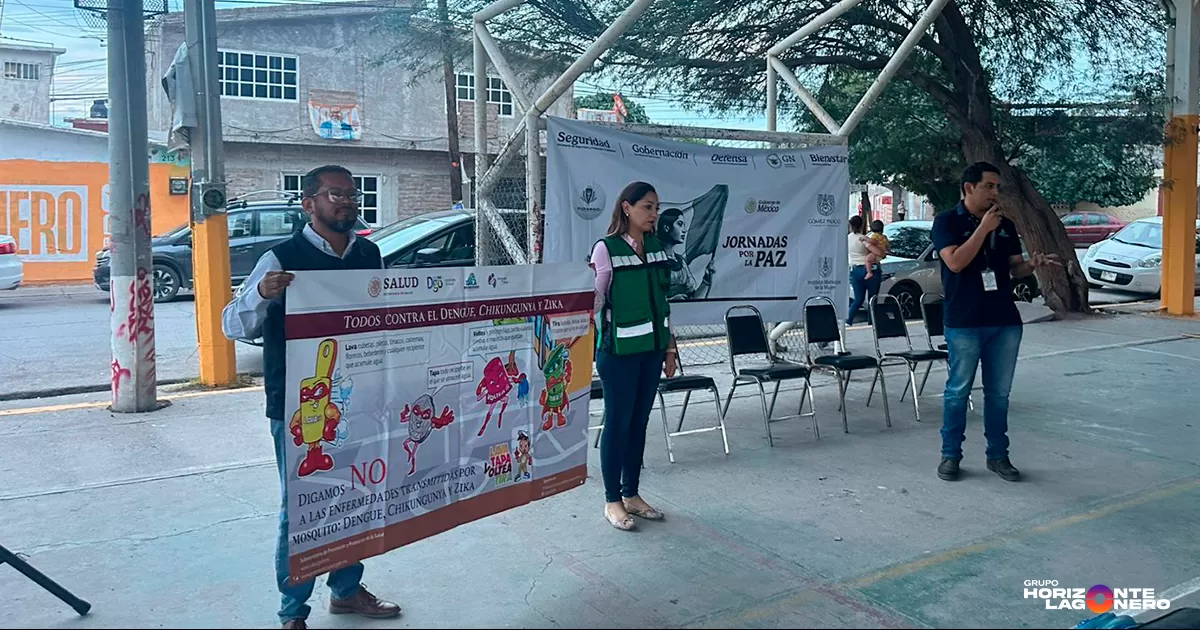 Avanzan acciones de salud en la Laguna de Durango