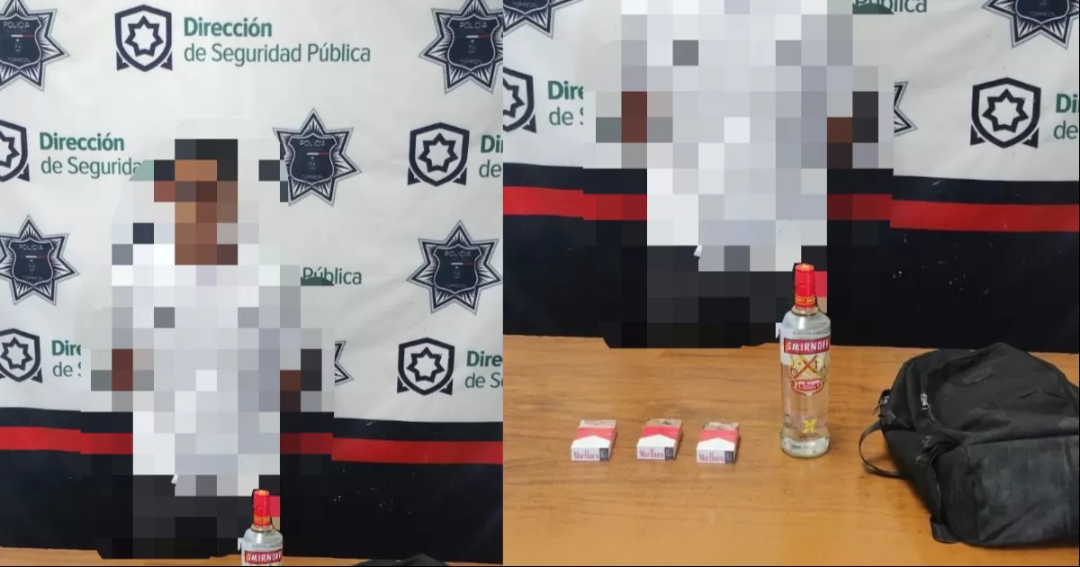 Se pasa de confianza y es detenido por robo
