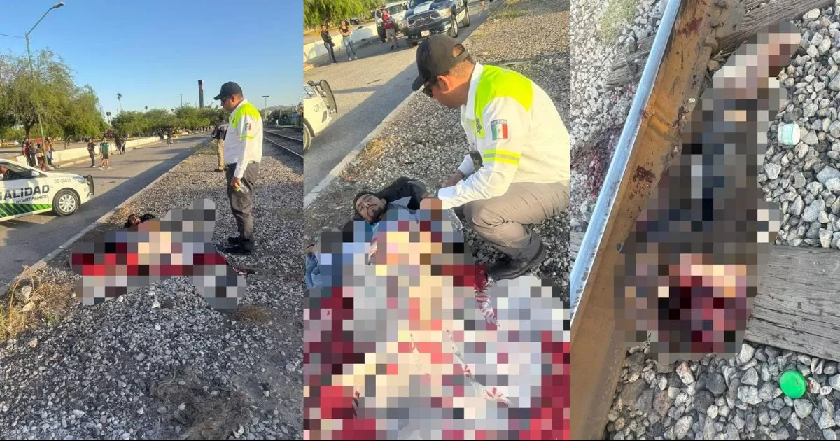Se reportÃ³ una persona lesionada frente el Parque La Esperanza, justo sobre las vÃ­as del tren.