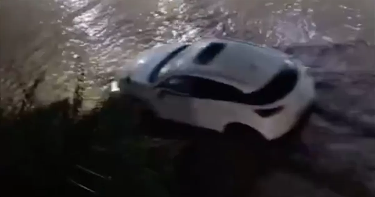 Captan el momento exacto en que Poza Rica queda bajo el agua