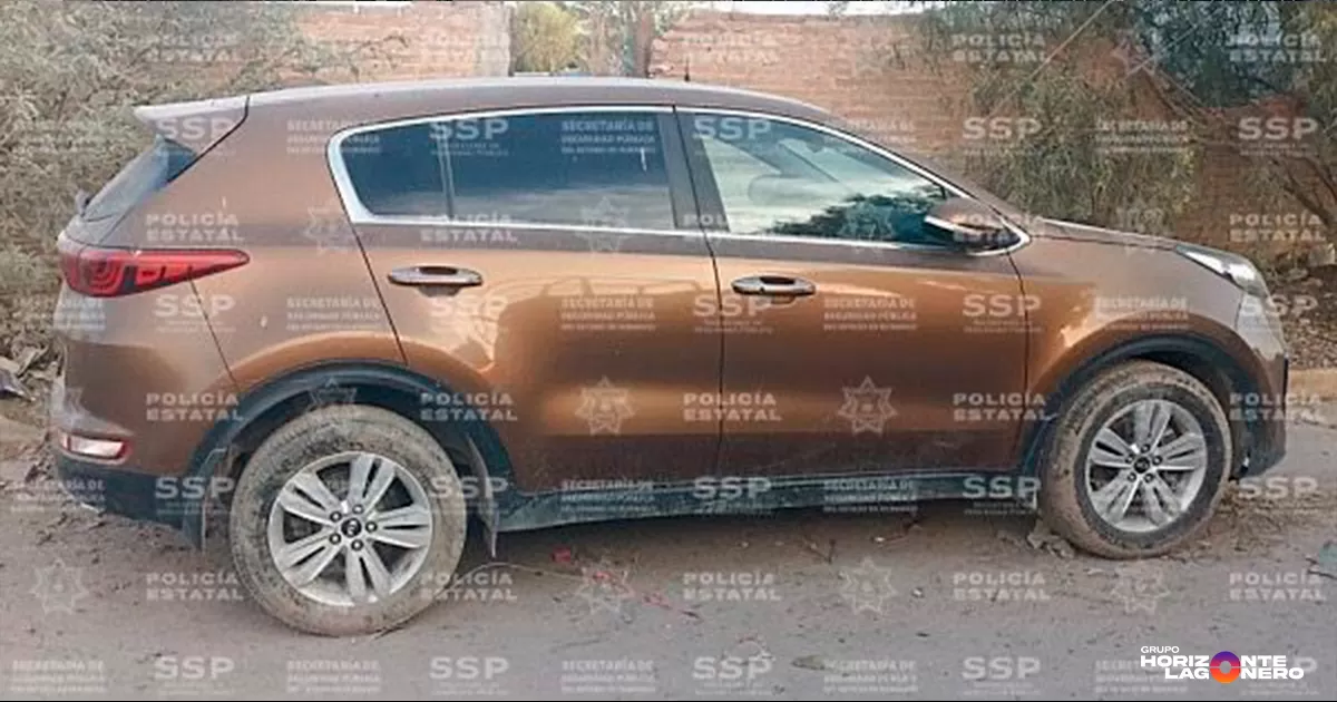 Policía Estatal recupera vehículo con reporte de robo en Gómez Palacio