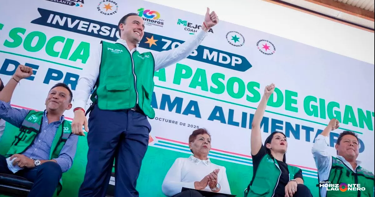 El programa fue lanzado desde Matamoros, cuyo objetivo principal es garantizar una alimentación digna y apoyar la economía familiar coahuilense.
