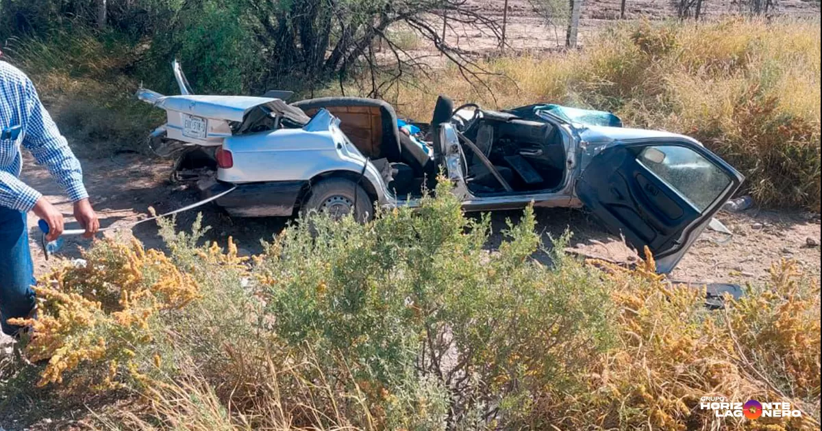 El percance sucedió la mañana de este martes, alrededor de las 9:00 horas, sobre la carretera que se dirige al ejido San Rafael de Arriba.