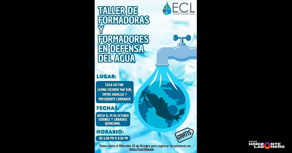 El taller dará inicio el 24 de octubre y se desarrollará de manera quincenal los días viernes y sábado, en un horario de 6:00 a 8:30 de la noche, en Casa Ko’tan, ubicada en Leona Vicario 460 Sur, entre Hidalgo y Presidente Carranza.