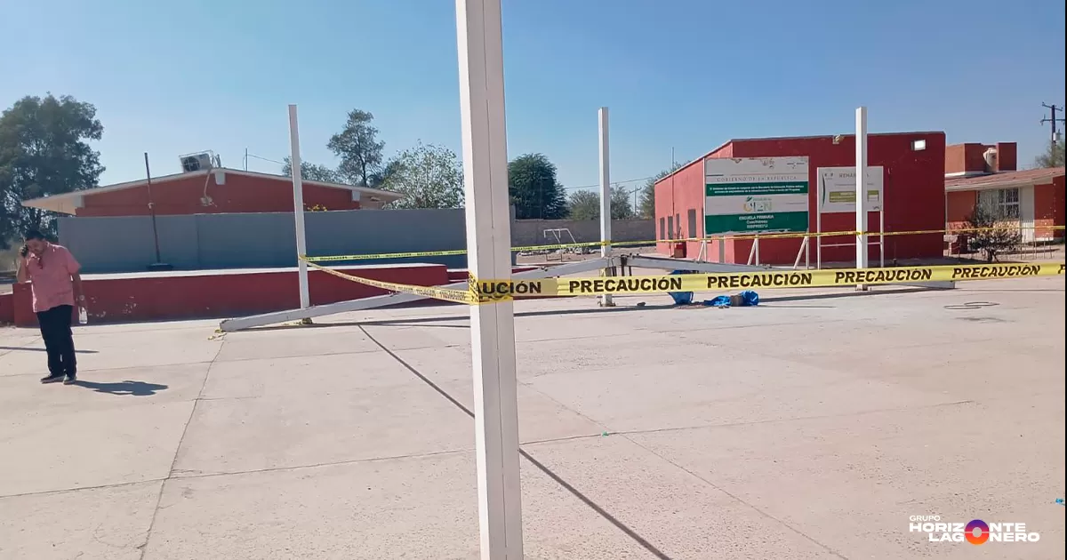 Investigan muerte de alumno por obra no autorizada en escuela de San Pedro; Fiscalía deslindará responsabilidades