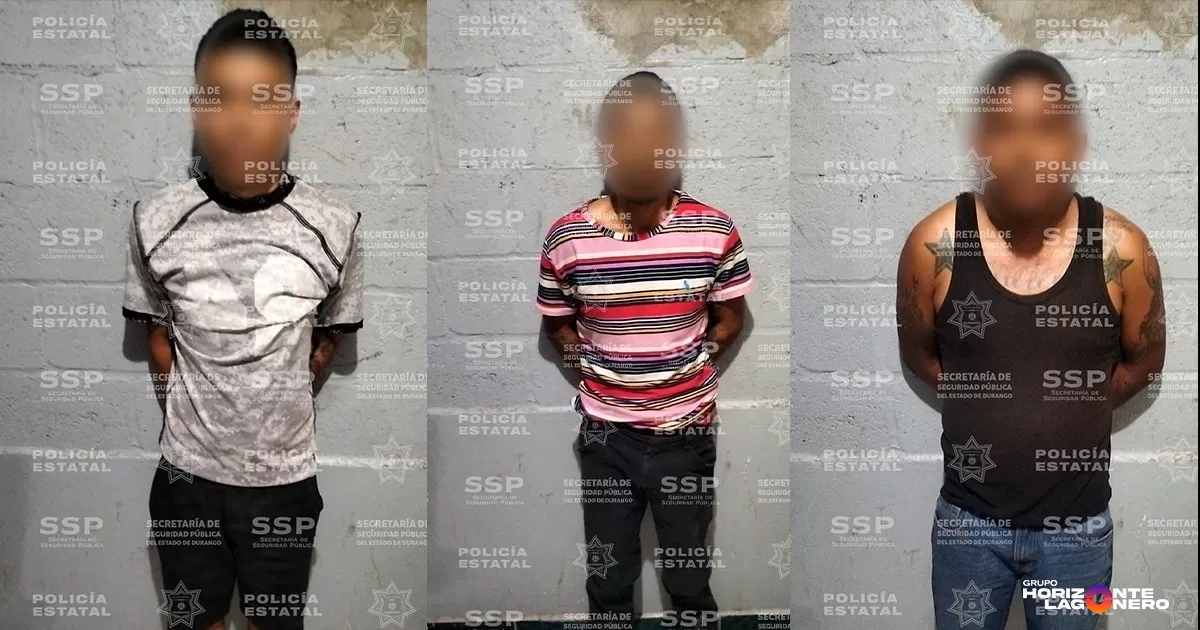 Operativo dragón contiene a tres varones con cristal en Lerdo