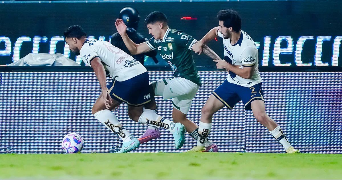 ¡JJ al rescate! Pumas evita la derrota ante León con gol de su delantero