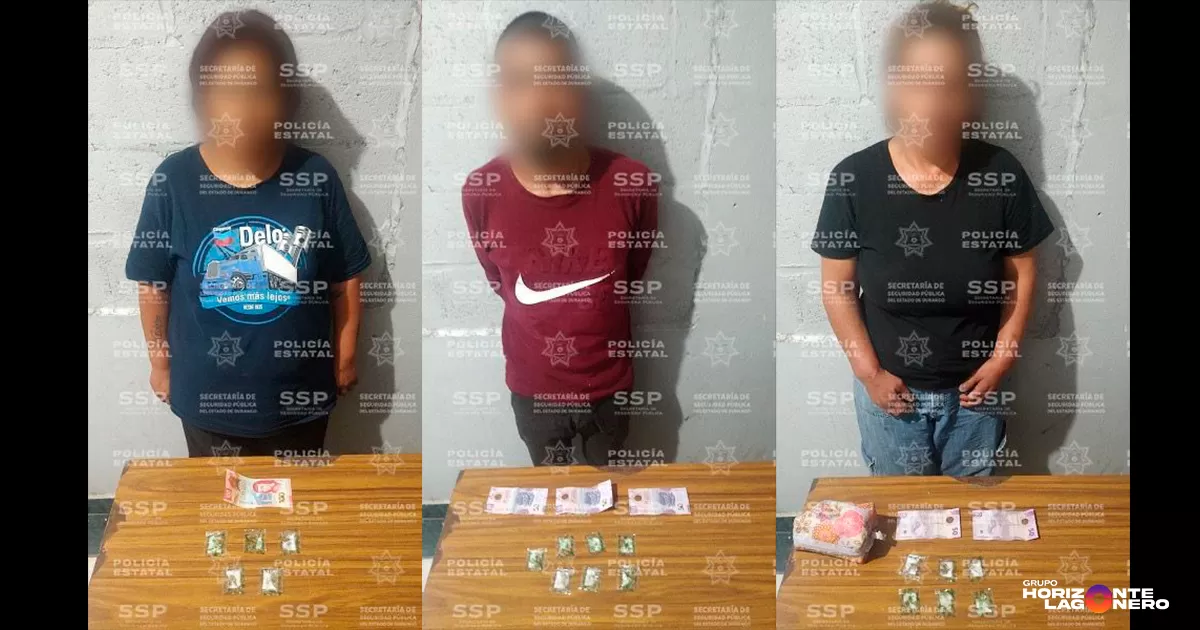 Los elementos detectaron a los implicados con actitud sospechosa, al percatarse de las unidades de seguridad, aceleraron el paso tratando de huir; metros delante se les marcó el alto y los inspeccionaron.