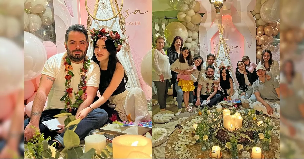 â€œAyer tuvimos una ceremonia muy especial para darle la bienvenida a mi futura nietaâ€