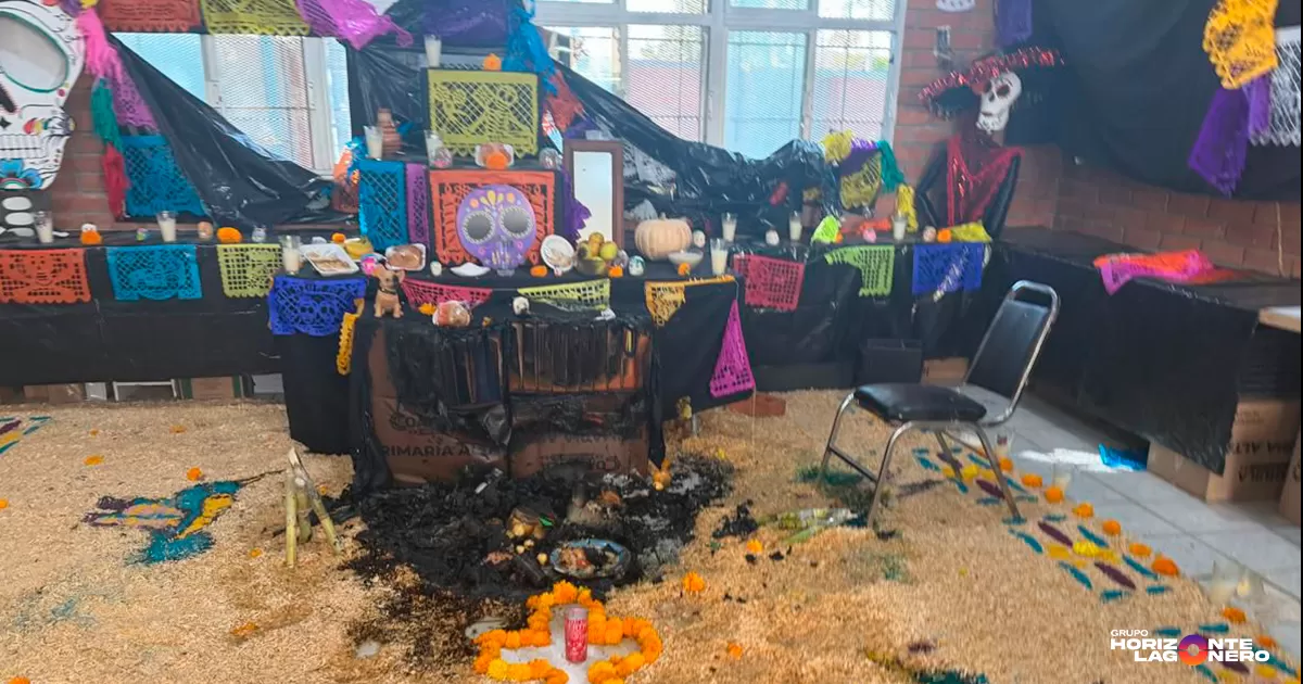 El hecho sucedió en la primaria José María Pino Suárez, ubicada en la colonia La Mina del municipio de Torreón.