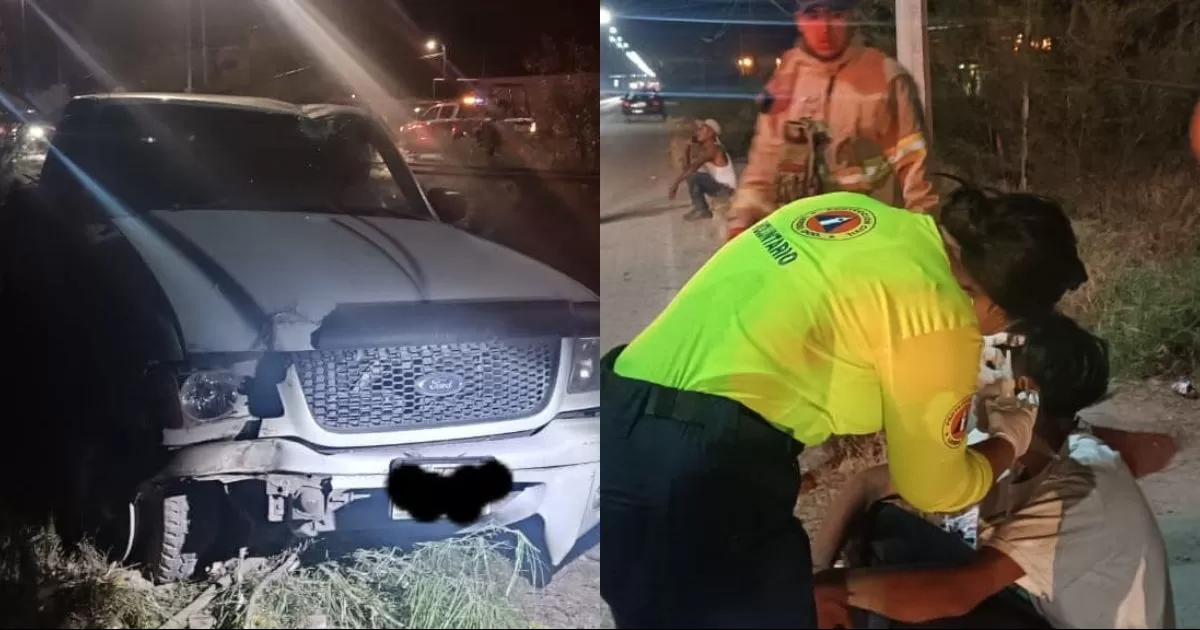 Se reportÃ³ un percance vial en la carretera a Villa JuÃ¡rez, justo a la altura del poblado de Las Piedras