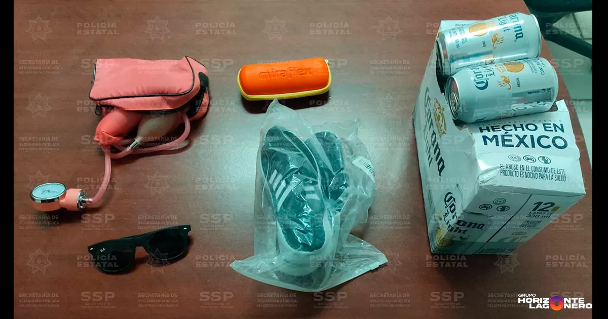 Los oficiales lo trasladaron a la Vicefiscalía General del Estado Zona 1 Región Laguna, para ponerlo a disposición del Ministerio Público, para la responsabilidad que le resulte.