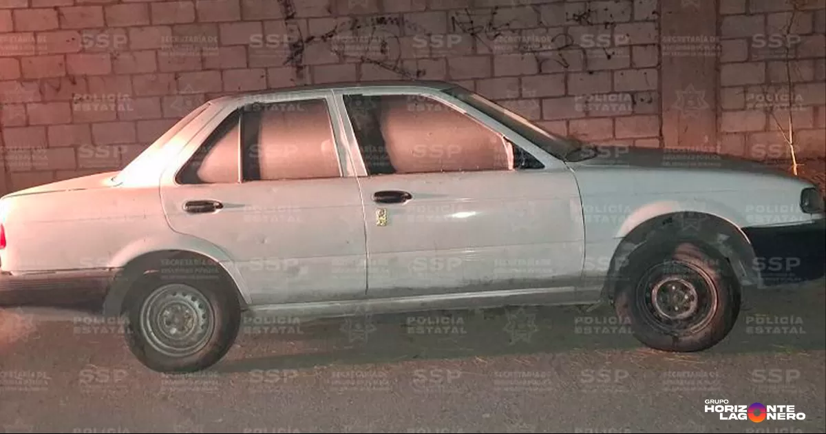Policía Estatal de Durango recupera vehículo con reporto de robo en Lerdo