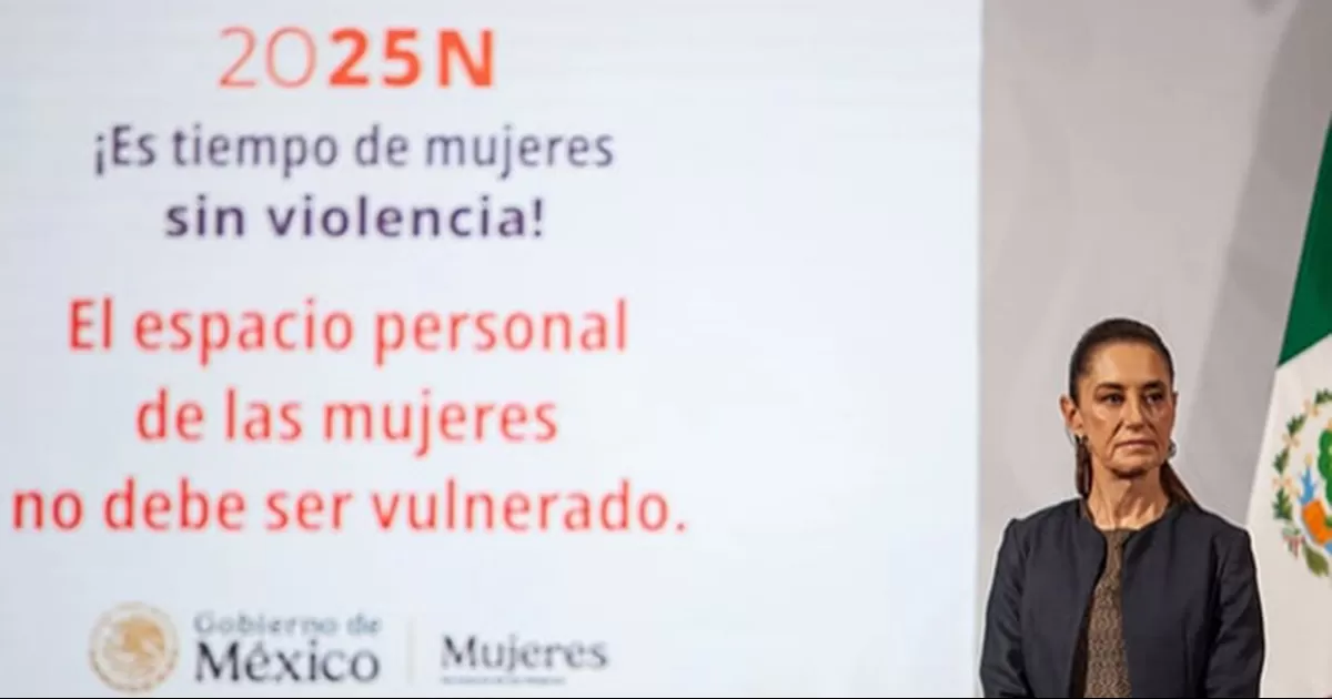 El 45% de las mujeres en México ha vivido algún tipo de abuso; ‘prácticamente significa la mitad’ de la población femenina, dijo la presidenta