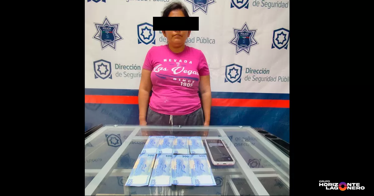Empleada doméstica es detenida por presunto robo de 50 mil pesos en efectivo en Torreón
