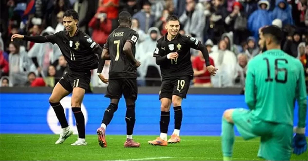 Portugal logra pase a Copa del Mundo tras golear 9-1 a Armenia