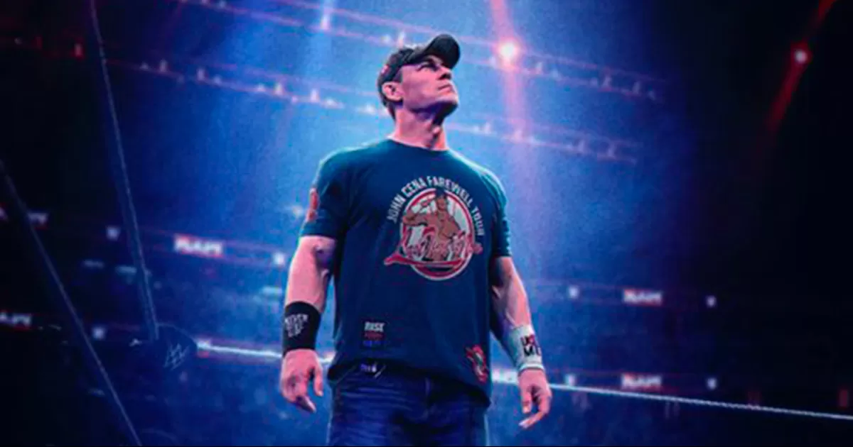 El GOAT participó en un combate de relevos en su despedida del show