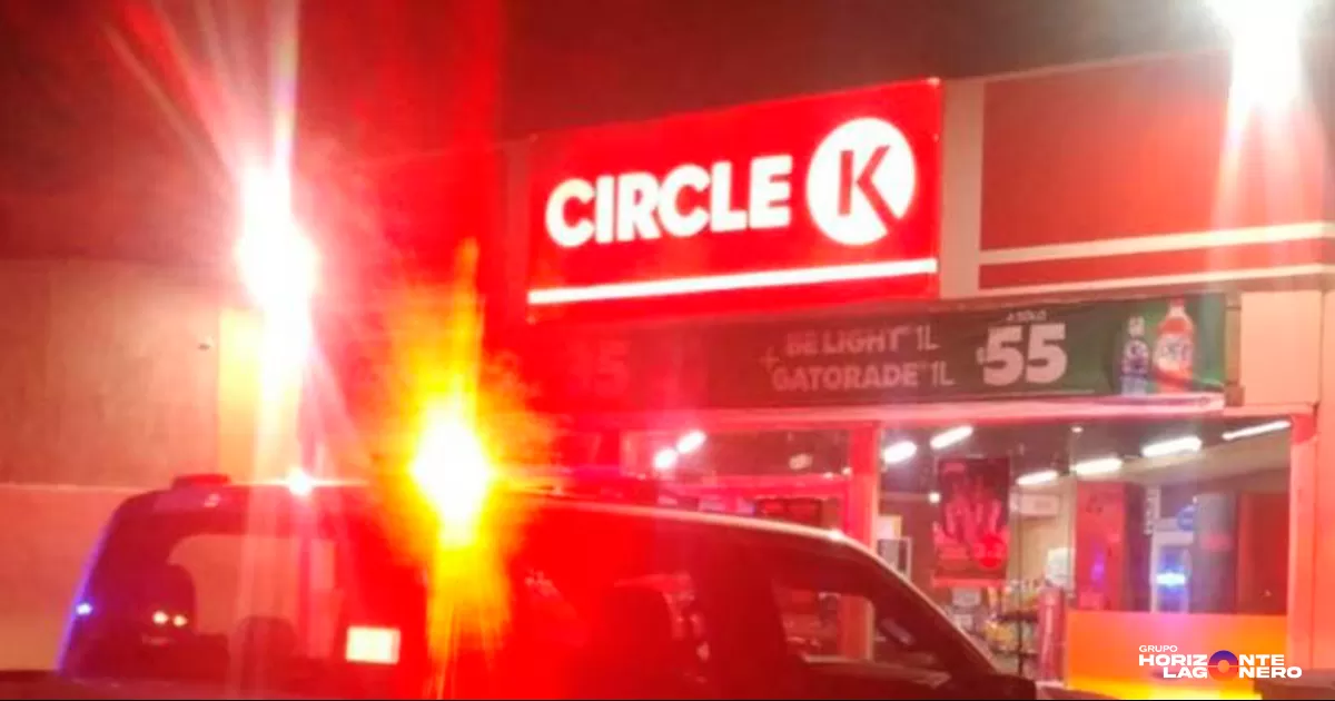 El hecho sucedió la noche del pasado martes 18 de noviembre, alrededor de las 22:00 horas, en el establecimiento denominado “Circle K” sucursal Ejército Mexicano.