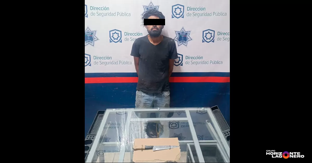 Incendia vivienda de manera intencional y es detenido por la policía en Torreón