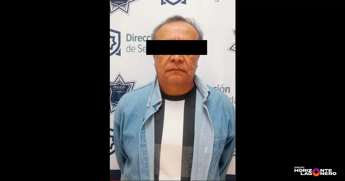 Lo detienen por agredir verbalmente a su ex pareja; tiene orden de restricción en Torreón
