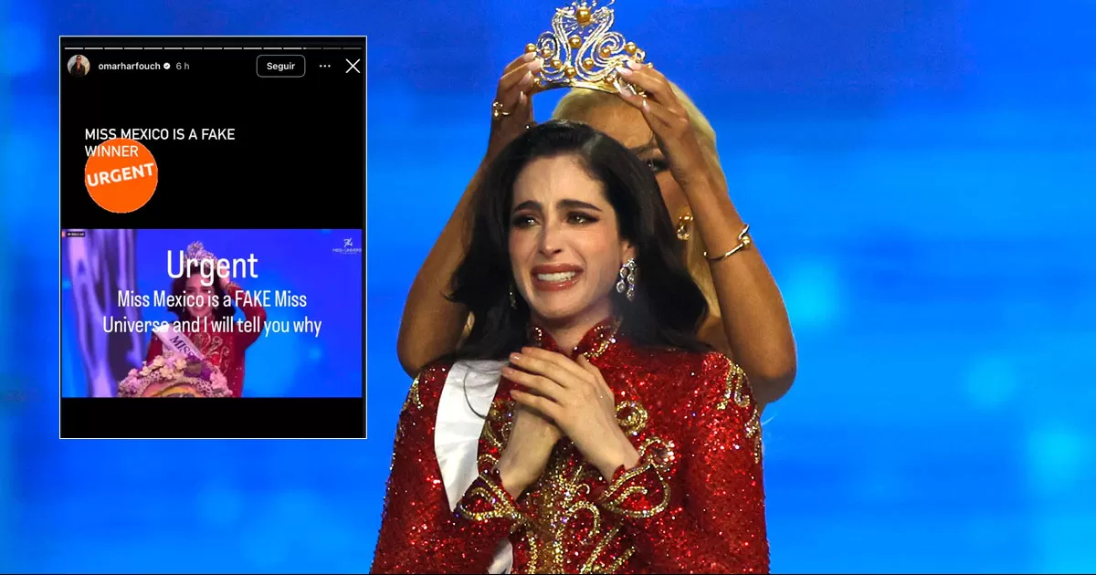 Omar Harfouch, jurado que renunció a Miss Universo 2025, llama "falsa ganadora" a Fátima Bosch