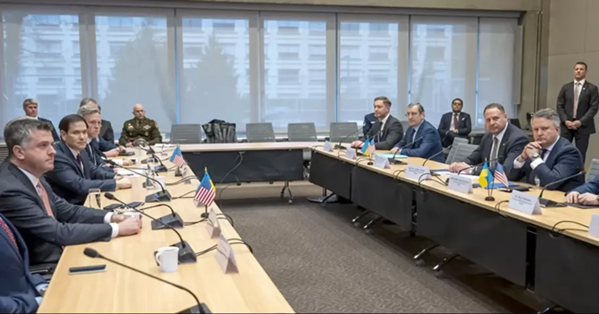 Rubio, en la reunión con delegación ucraniana sobre plan de paz: ‘Hemos avanzado bastante'