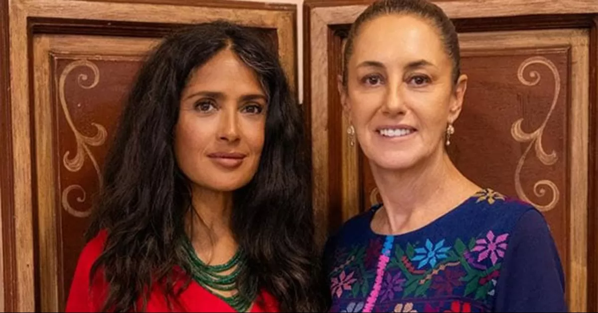 Salma Hayek planteó la posibilidad de que haya incentivos para promover el cine en México: Sheinbaum