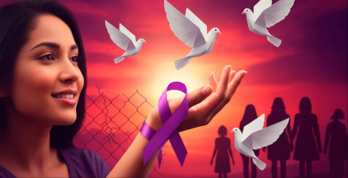 La violencia contra las mujeres abarca cualquier acción, omisión o conducta que cause daño o sufrimiento físico, psicológico, económico, sexual