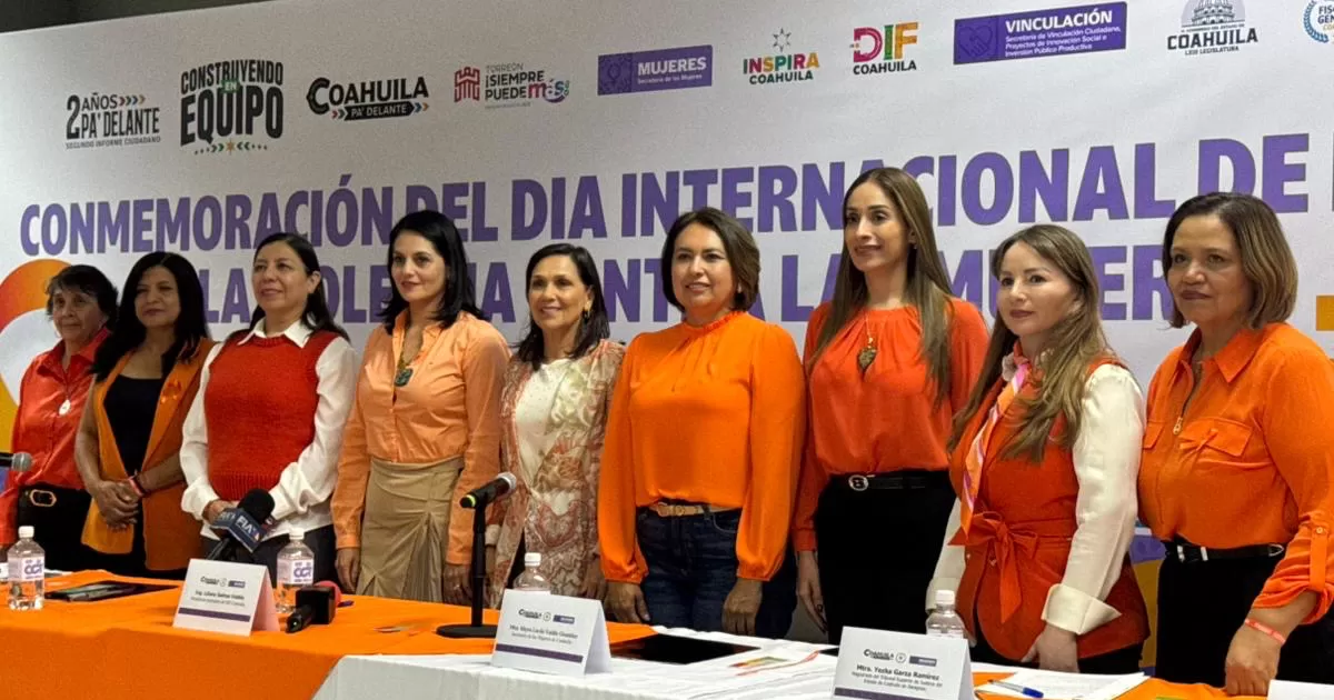 Salinas subrayó que la mayor parte de la violencia en Coahuila se genera dentro de los hogares, lo que exige un trabajo profundo y constante de las instituciones.