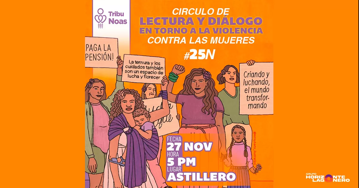 Nadja Milena Muñoz, coordinadora de Tribu Noas y escritora, explicó que la iniciativa surgió de la necesidad de ofrecer un espacio de diálogo seguro, diferente a la protesta en las calles, donde las mujeres puedan encontrar apoyo y sanación.