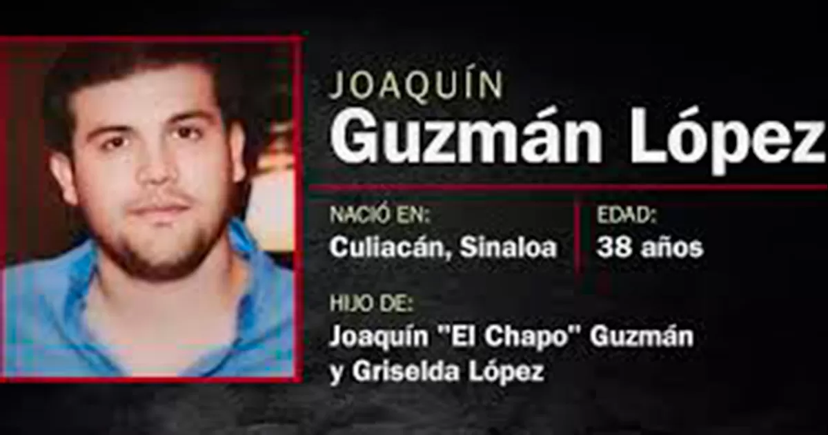 Joaquín Guzmán López, hijo de 'El Chapo', se declarará culpable en Estados Unidos