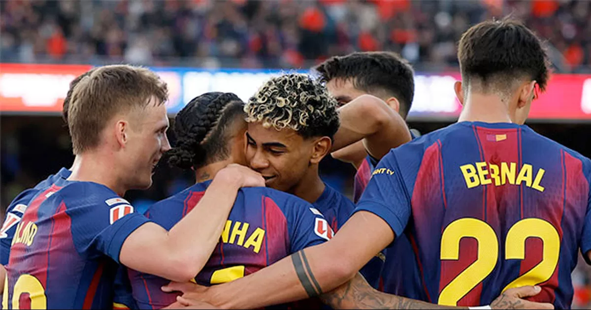 Con doblete de Dani Olmo, el conjunto blaugrana sacó 3 puntos muy valiosos para seguir su lucha con el Real Madrid.