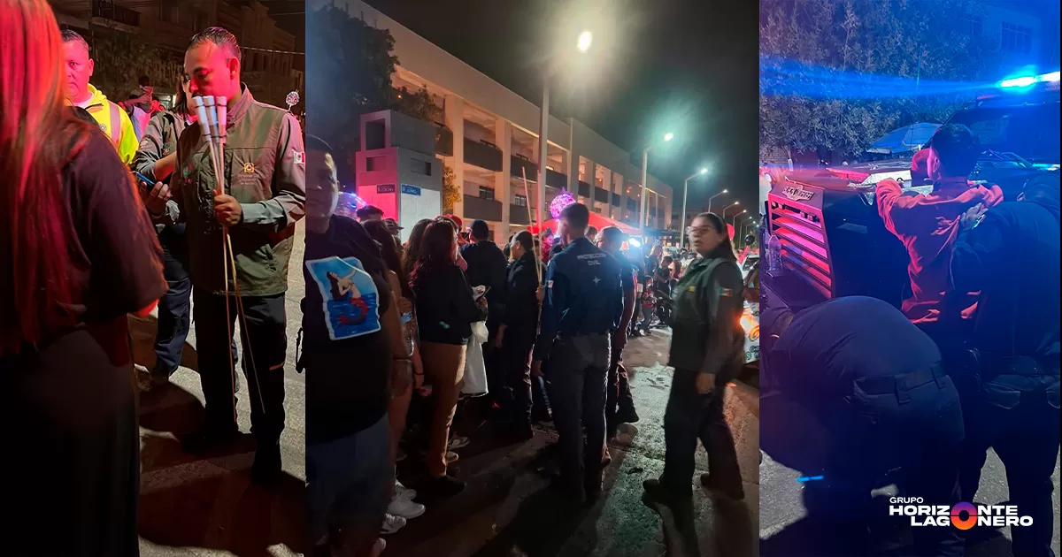 Durante las labores de vigilancia realizadas el domingo 30 de noviembre, elementos de la dependencia detectaron que uno de los grupos participantes utilizaba pirotecnia, pese a que su uso se encuentra estrictamente prohibido.