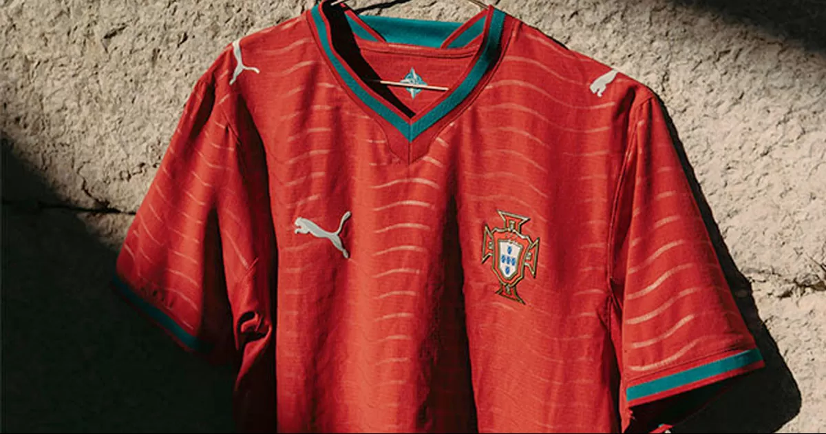 Portugal presenta su nueva jersey para el Mundial 2026: rojo, verde y espíritu atlántico