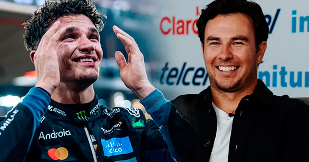 Checo Pérez felicita a Lando Norris por campeonato de F1 y lanza indirecta a Red Bull