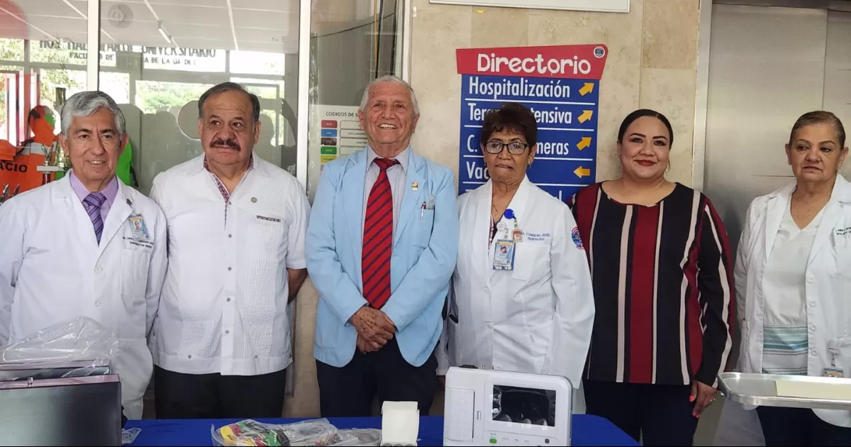Rotarios entregan donativo al Hospital Infantil de Torreón